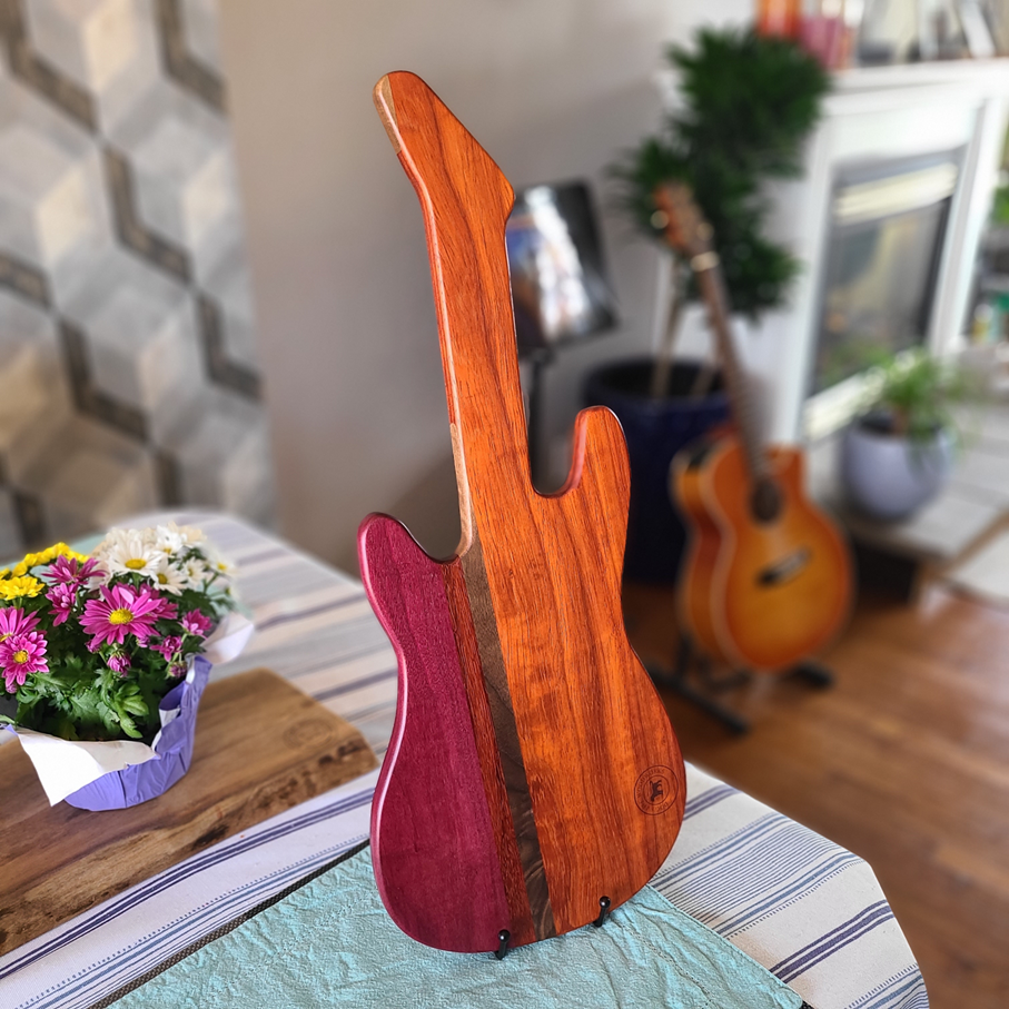 Purpleheart & Padauk Guitar board